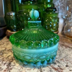 Mosser Glass Eye Winker Candy Dish